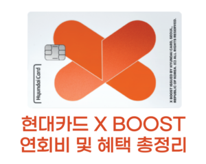 현대카드 X BOOST 썸네일